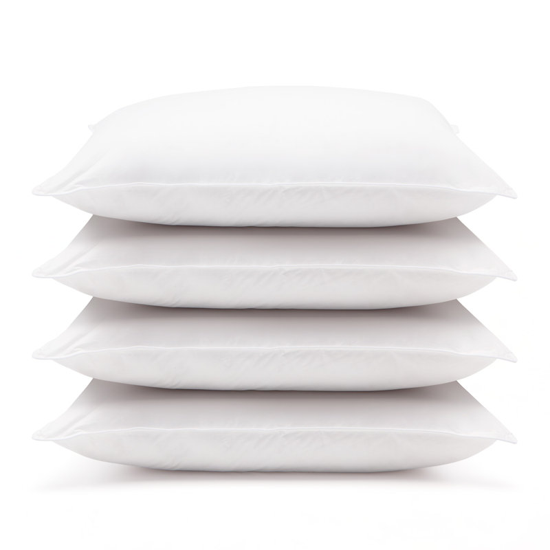 Medium Polyfill Pillows 4 Pack, Jumbo 28" x 20"
