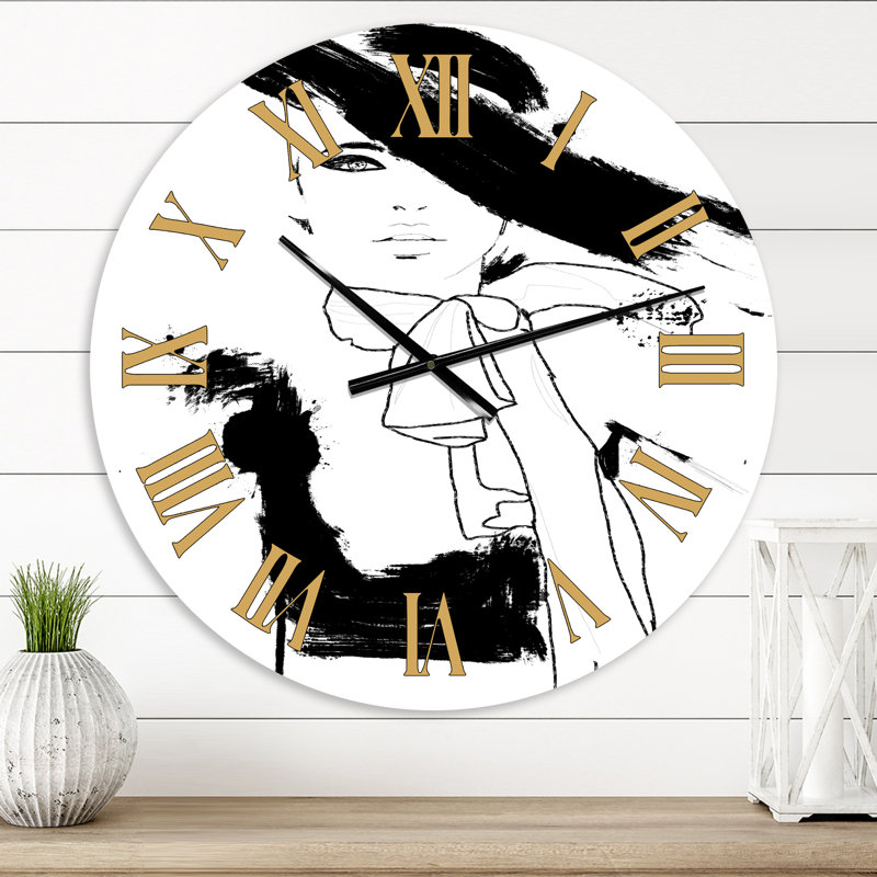 Magnifique horloge murale moderne, Petit