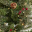Home Heritage 9 Foot Pre-Lit Artificial Stanley Pencil Christmas Tree With Stand