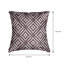 Ensemble de housse de coussin beige et brun brodé 20 x 20 - Élégante décoration de Noël pour canapé-lit et chambre