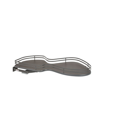 Orion Gray Single-Tier "Cloud" Optimizer for 15" Left Opening/Blind Right Corner Cabinets