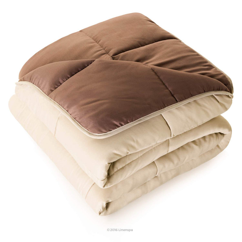  Édredon en polyester, Sable / Moka