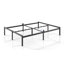 Structure de lit simple 12 po TG, plateforme en métal robuste de 800 lb avec support de lattes en acier, aucun sommier tapissier requis, silencieux, antidérapant, assemblage facile-1011442553