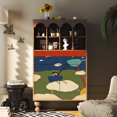 Armoire moderne et multifonctionnelle en bois
