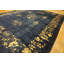 Room Size Antique Knotted Blue Chinese Wool Rectangle - Peking 1920s Rug