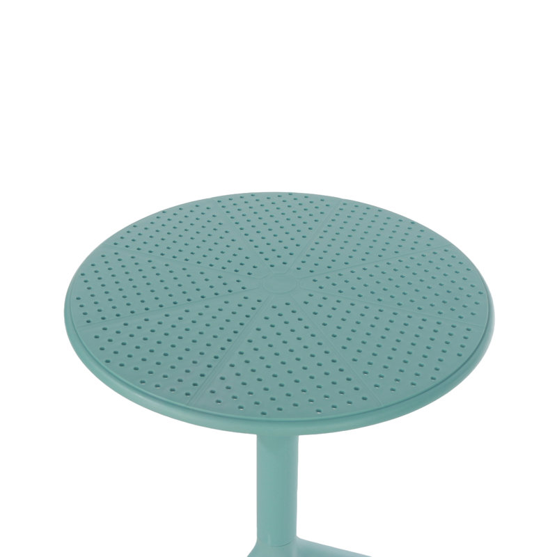 Athens 2 - Person Patio Dining Set with Round Table, Blue