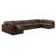 Ensemble modulaire de coin en velours 7 pièces Itala-94482584