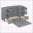 Murphy Bed with Drawers-311023096-311023099