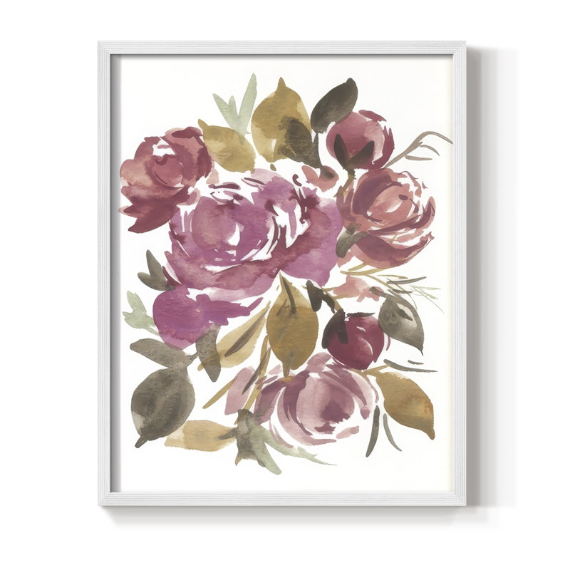 «Spring Fling Bouquet III», H 11 po x l 9 po, Blanc