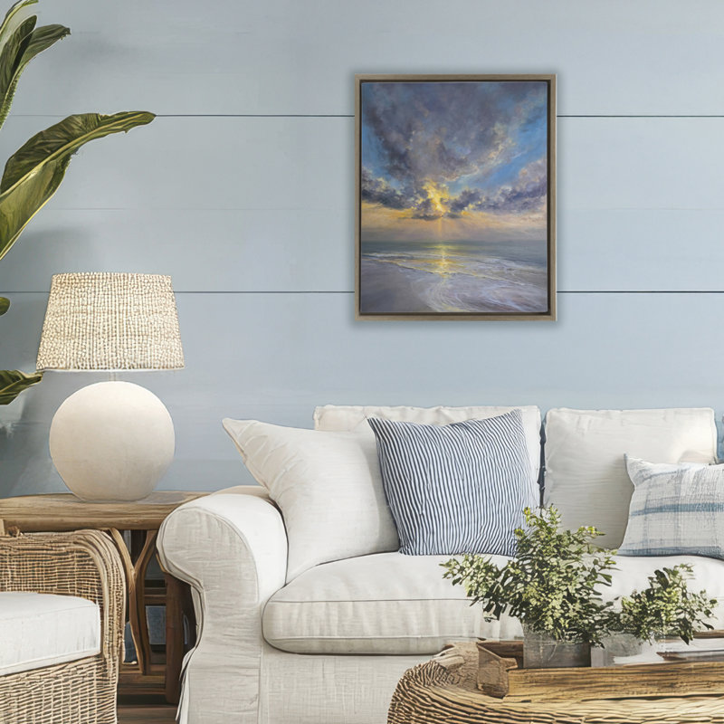 Cadre flottant Serenity Atmosp boule, H 21 po x l 17 po, Cadre flottant orme Montalcino