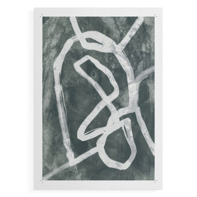 Chalk Line II -Canvas Print Only - NOT FRAMED