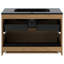 Kora Geo 24" Fluted Wall-Mounted Single Bathroom Vanity with Integrated Ceramic Top & Handles-93609682-93730768