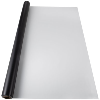 Piste de danse sur roulettes portative 6,6 x 49,2 pi, piste de pratique de 1,5 mm d'épaisseur, revêtement de sol en PVC, piste de danse grise / noire, piste de danse antidérapante et anti-usure, facile à nettoyer pour le ballet