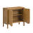 Fluted Accent Cabinet With Brass Handle-183225675-180315863