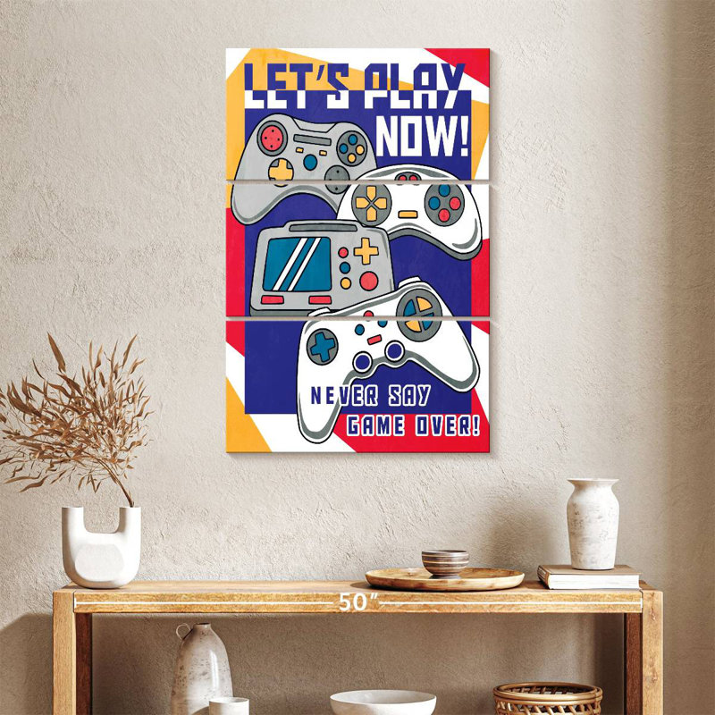Senne Never Say Game Over, H 38 po x l 24 po