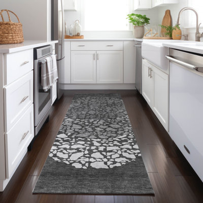 Abstract Machine Woven Polyester Indoor / Outdoor Area Rug