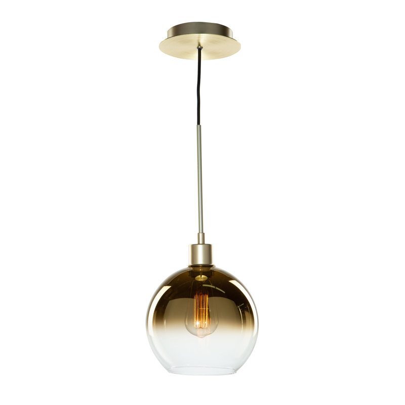Morning Mist 1 - Light Gold Single Pendant