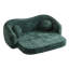 Canapé inclinable incurvé de 86 pouces convertible, canapé-lit pliant sans cadre 2 en 1 avec base coulissante et siège profond, canapé inclinable en chenille à deux places, aucun assemblage requis-433116916