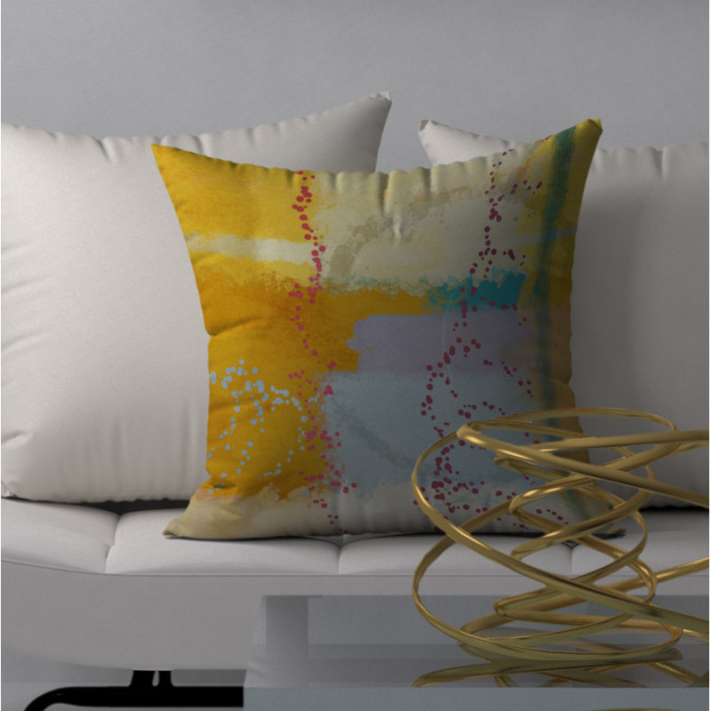  Housse et insert de coussin carré Jewel Impressive, 18 po x 18 po