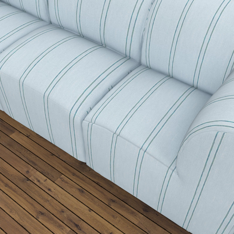Eliana Sunbrella Outdoor Patio Secional Seating, Sunbrella Wayward Sky