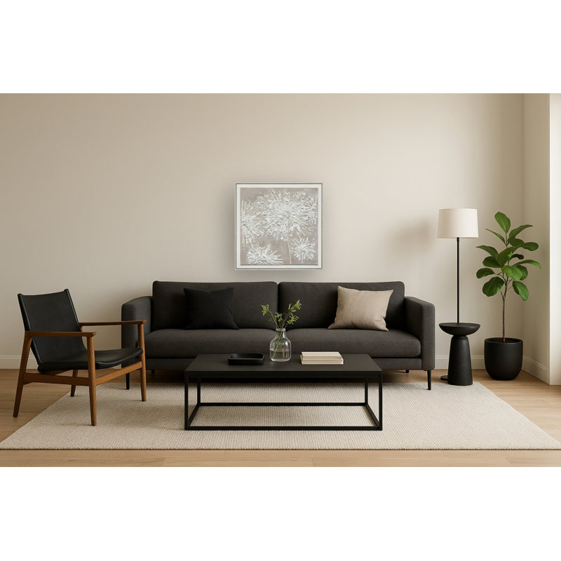 Art mural encadré texturé 30 "x 30" texturé Elegance II