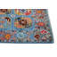 Tapis bleu Oushak 3 x 5 Kazak