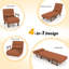 Canapé-lit pliant convertible à 6 positions avec fauteuil et coussin-70273690