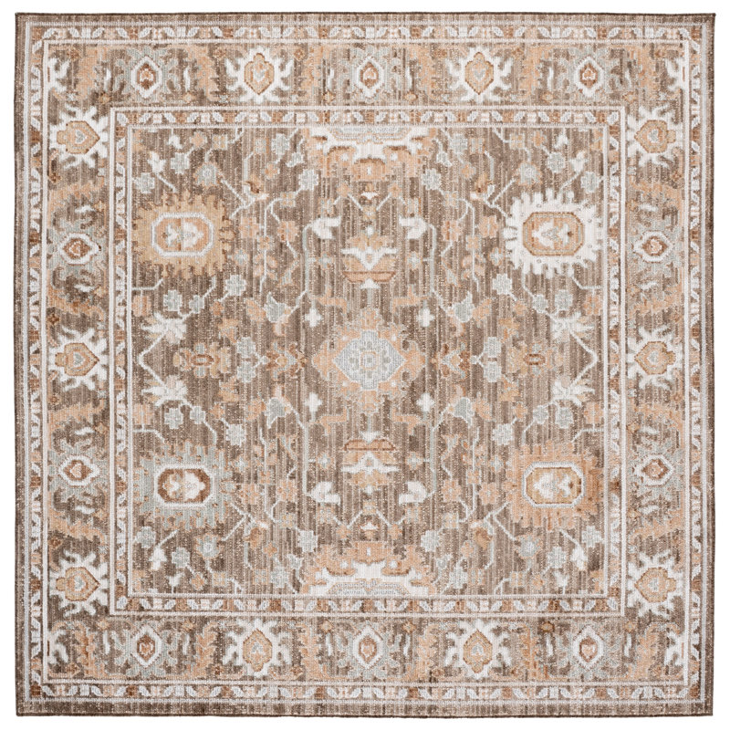 Tapis oriental rétro Performance Westwood, Carré 6 pi 3 po