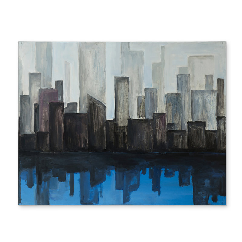 Vue d'un napperon en polyester Blue City | Home Decor Essential