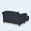 Chaise longue causeuse