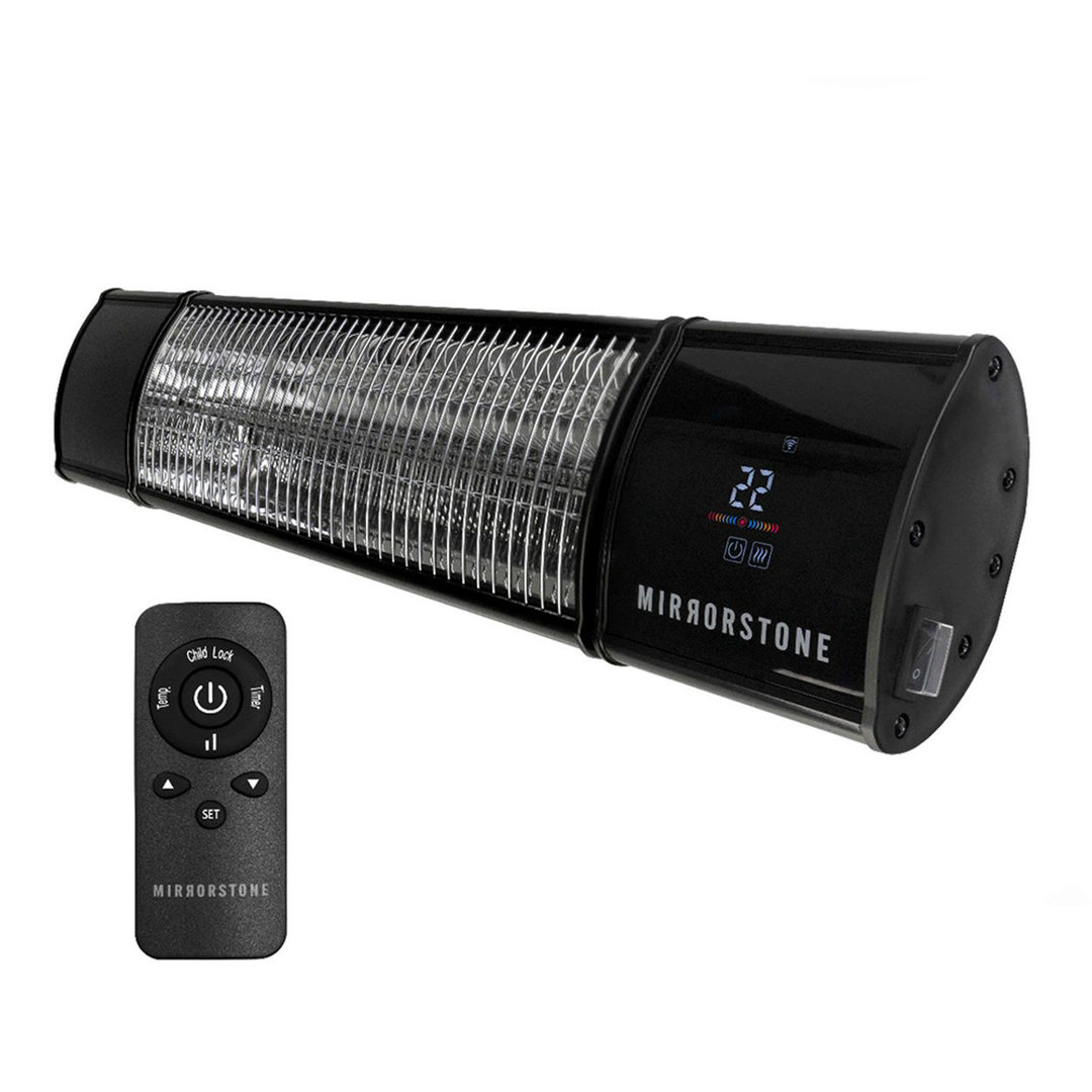 Mirrorstone Athena WiFi Infrared Bar Heater 1200W Black Aluminium - Image 4