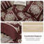 Ensemble d'édredon damassé traditionnel 7 pièces Therese-231826263-250617665