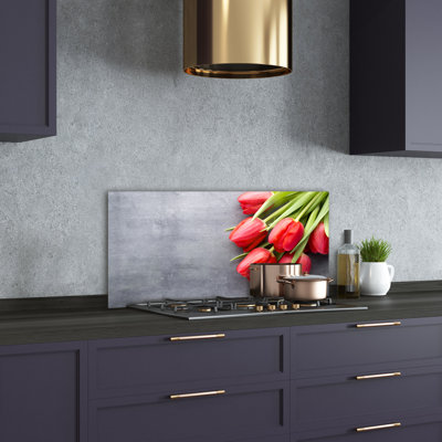 Longbons 50cm W x 100cm L Glass Peel and Stick Panel
