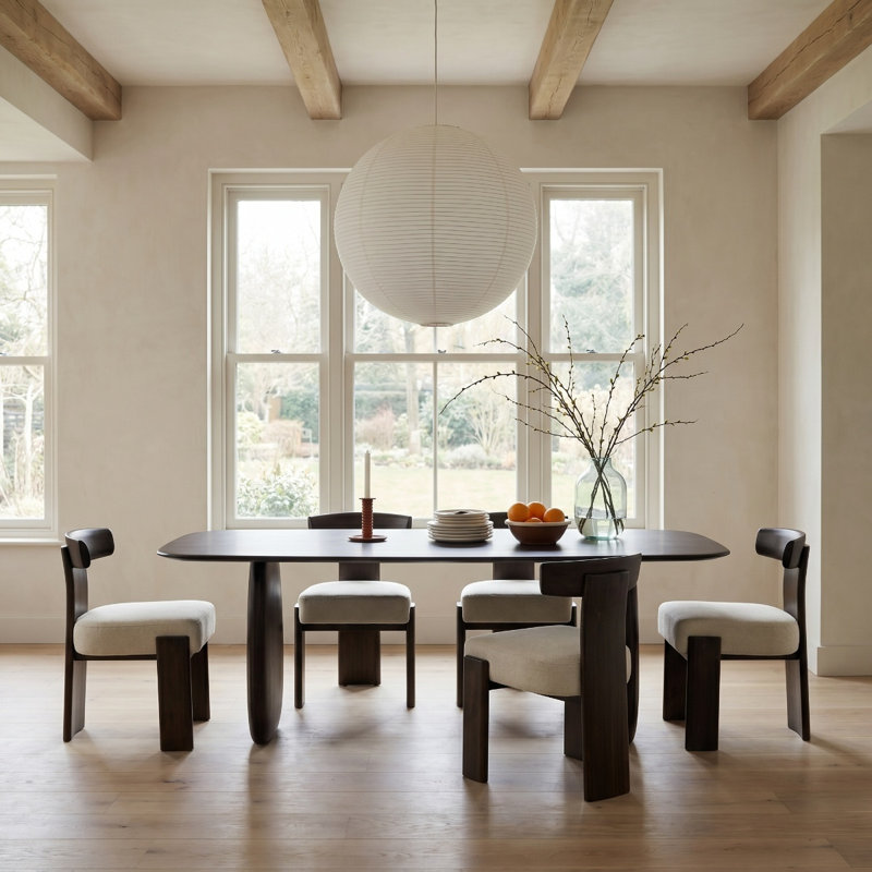 Aria 72" Dining Table, 29.53"H x 71.97"L x 35.98"W