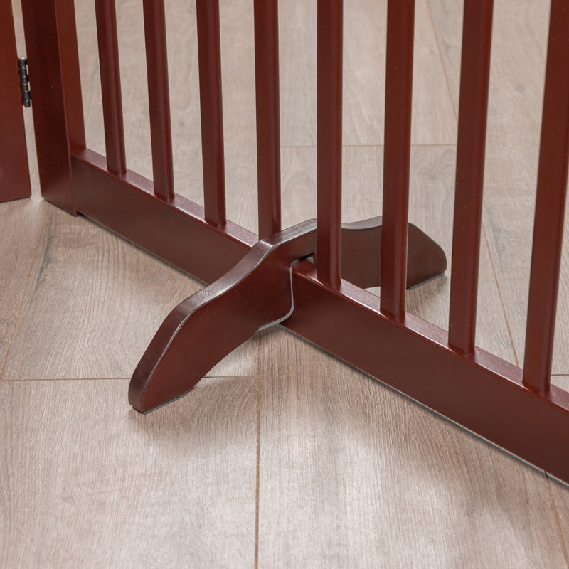Medium Wood Solid Pine Pet Gate Support Feet