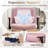 Criss Cross Swivel Office Desk Chair With Flip-Up Armrests And Lumbar Pillow-223370224