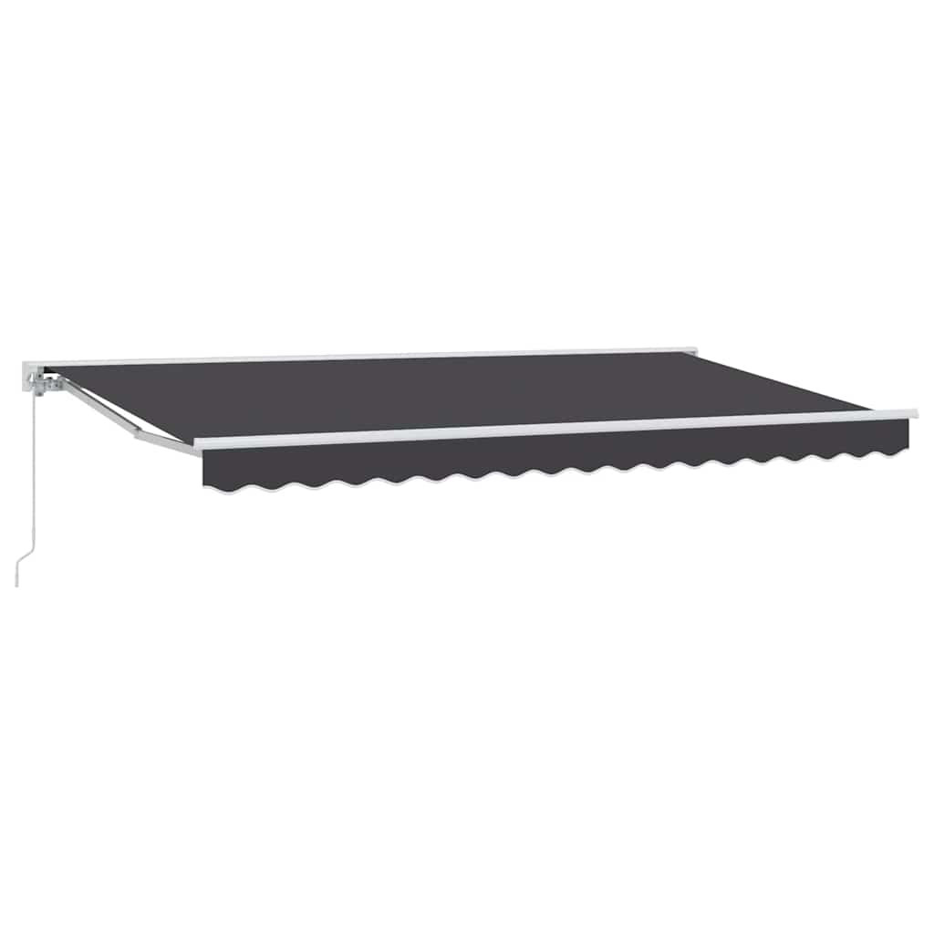 VidaXL 350cm W x 200cm D Fabric Cover Retractable Patio Awning