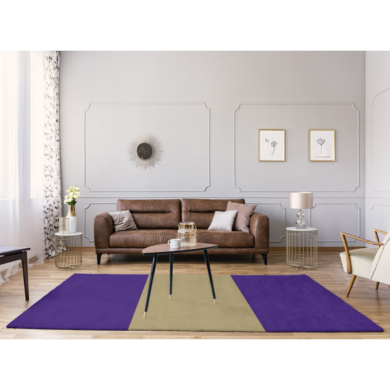 Tapis mauve/gris, Rectangle 9 pi x 12 pi