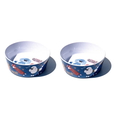 Bol pour animaux en mélamine Whimsy Dogs