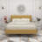 Eriksay Low Profile Upholstered Platform Bed with Wingback Headboard-1646651964-1683457355