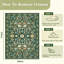 Rectangle 160 cm x 230 cm Floral Area Rug