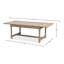 Table de salle à manger extensible Équestre