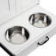 Dog Feeding Station With Hidden Bowls And Storage Cabinet For Pets