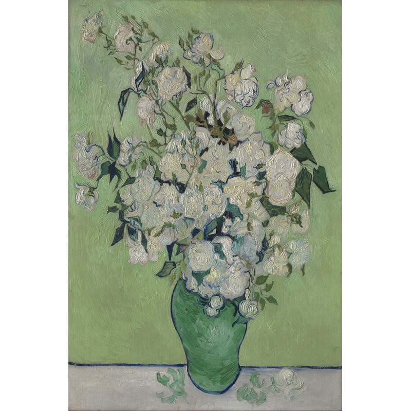 " Roses " by Vincent Van Gogh, 18" H x 12" W