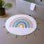 Pampille ronde pastel arc-en-ciel 32 po