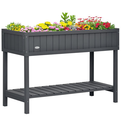 Wood Raised Garden Bed