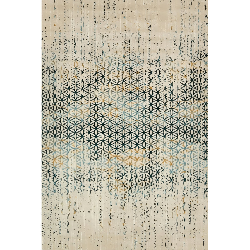 Tapis intérieur / extérieur Vedh, Rectangle 5 pi x 6 pi 6 po