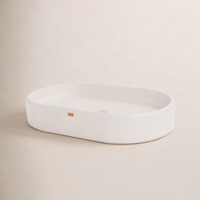 Ubud Oval Concrete Vessel Sink