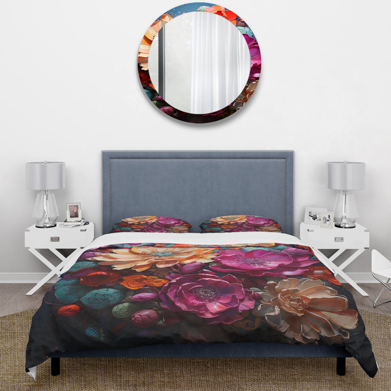 Ensemble de housse de couette Popart coloré, Housse de couette très grand et 2 très grandes t