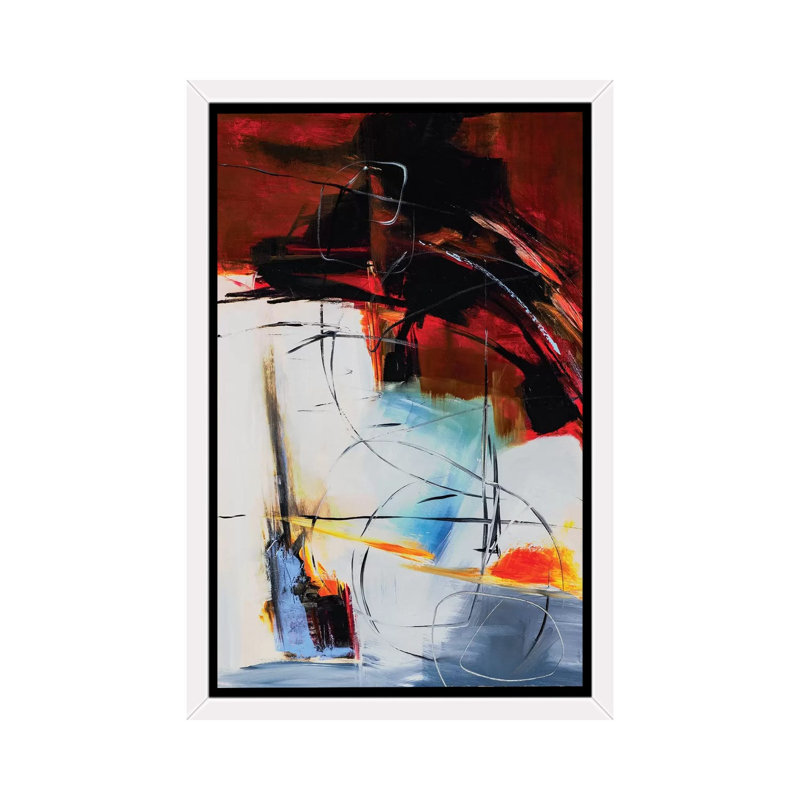 «Boney James» par Jane M. Robinson - reproduction d'art encadrée, H 60 po x l 40po x P 1,5 po, Toile blanche encadrée